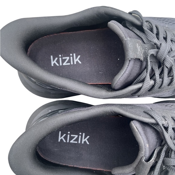 Kizik Men's 11W Athens 2 Hands-Free Black Athletic Shoes - Picture 6 of 7